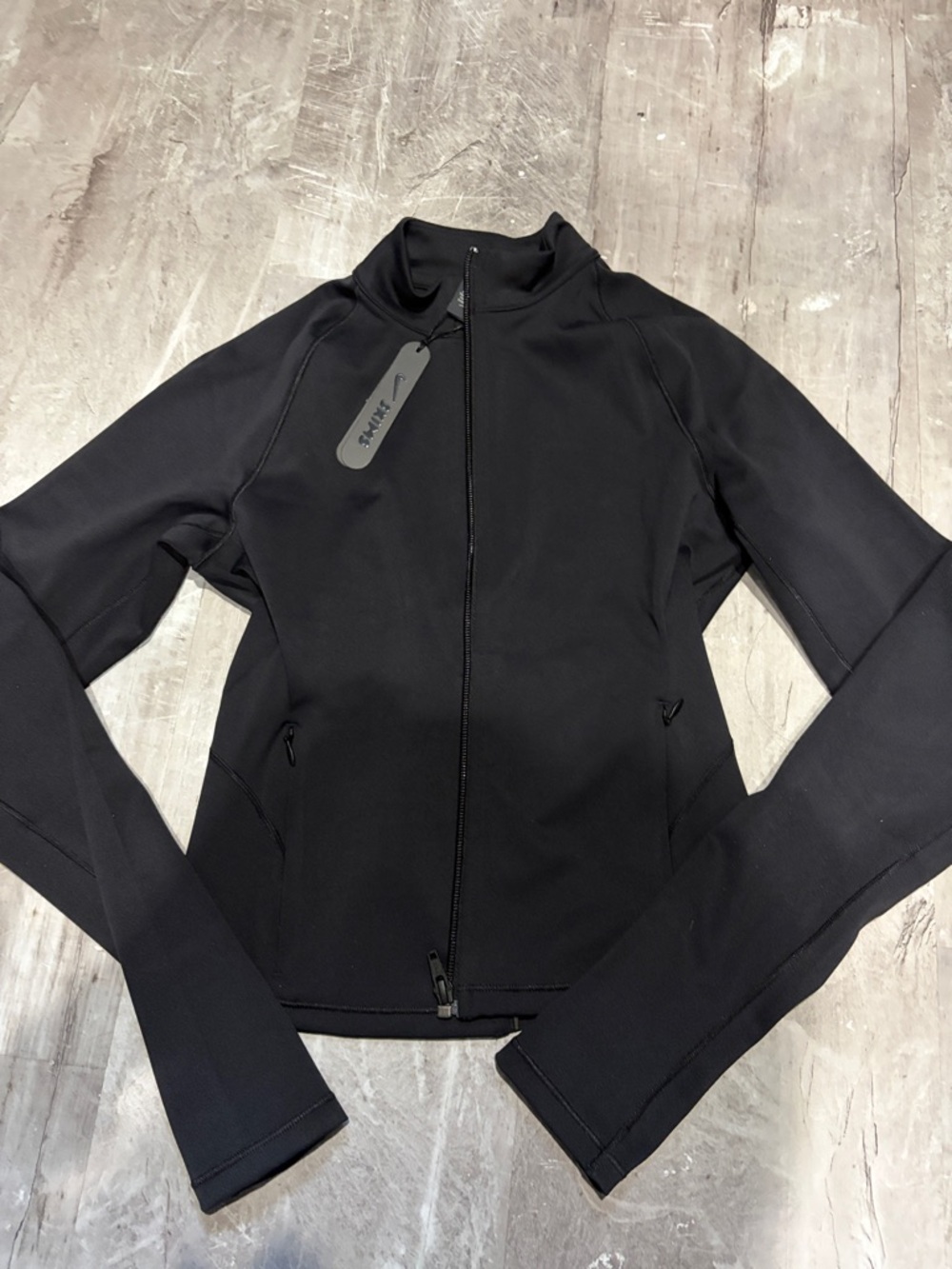 Nike SKIMS Black Zip-Up Utility Jacket